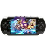 Fsjun 4.3" Handheld Retro Game Console, 8GB RAM, Built-in Classic Games, Multi-Simulator Support, MP3 MP4, TV Out, Christmas New Year's Gift for Kids (Black)