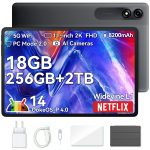 Blackview Tab 9WiFi 11 Inch Tablet Android 14 Tablet | 18RAM & 256GB+1TB | 2K INCELL Screen | 12H Gaming & Gemini AI | Unisoc T606 Octa-Core|Widevine L1| 13MP +8MP| Free Case