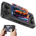 R36H Retro Handheld Game Console with Open Source Linux System,Cortex-A35 CPU, 64GB TF card comes with over 10,000 classic games,3.5-inch IPS Screen Portable Classic Handheld Game Console-Black