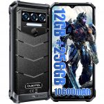 OUKITEL WP38 Rugged Smartphone 2024-12GB+256GB/1TB Expansion 10600mAh Octa-Core Rugged Phone, 6.52''HD+ 13MP Camera Android 13 Indestructible Phone, IP68/IP69K/Face ID/Fingerprint/NFC/OTG/GPS Black