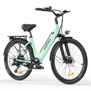 E-Bike MileCity 1 26 " for Urban Commute 250W Motor 36V 13Ah Battery 120km Range Max Speed 25 km/h 7 Gears Disc Brakes Colors: celadon